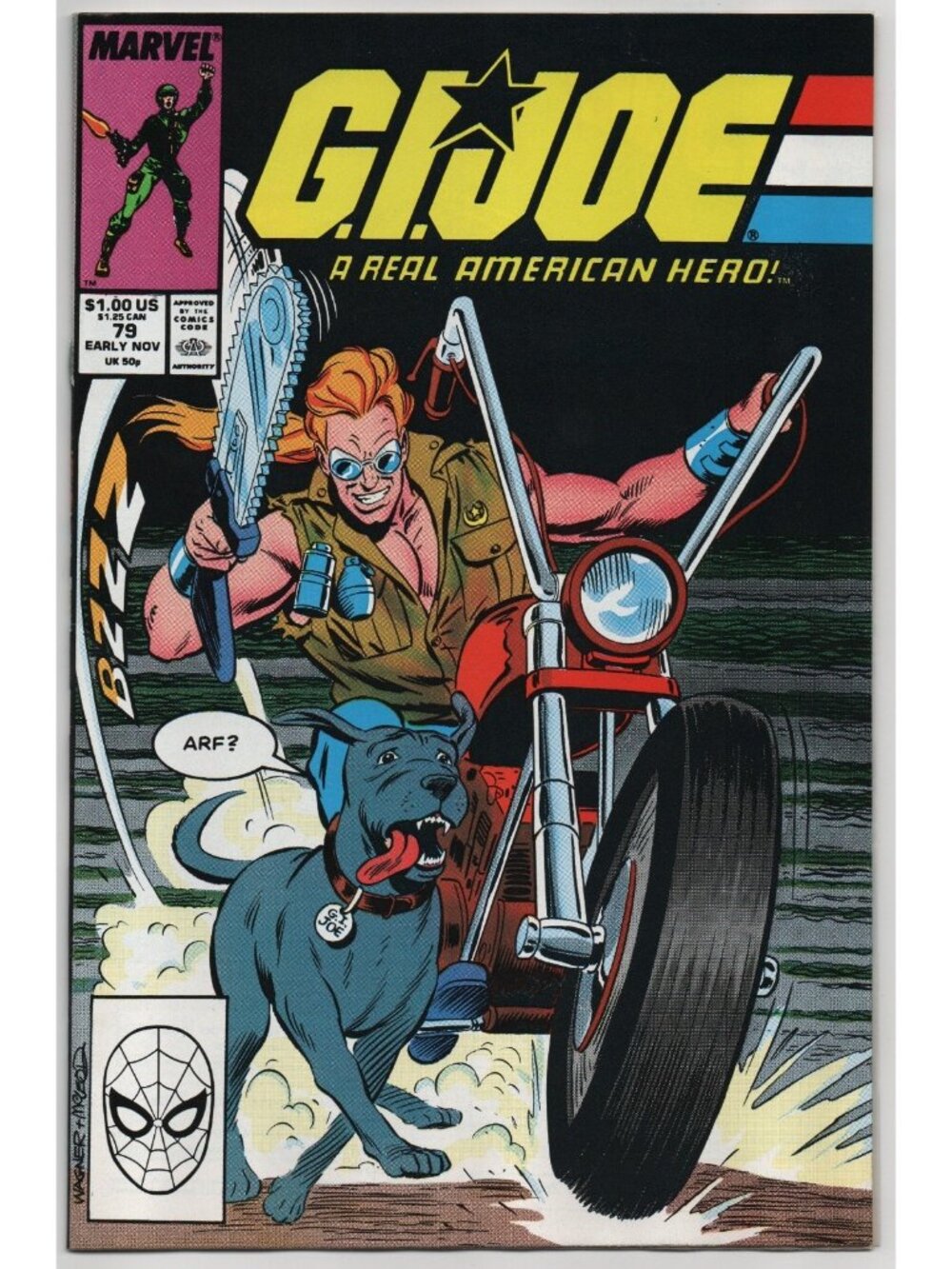 G.I. Joe A Real American Hero 79 Marvel Comics 1988 VF+ 8.5 Direct